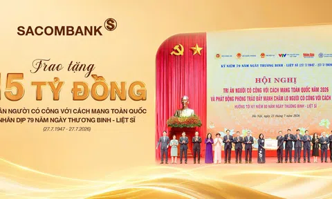 SACOMBANK đồng hành chương trình tri ân người có công với cách mạng