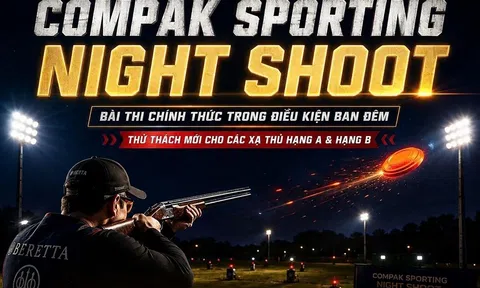 Lần đầu tiên tổ chức bắn súng đĩa bay ban đêm tại Việt Nam