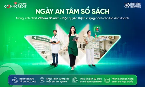 VPBank gia tăng đặc quyền cho hộ kinh doanh nhân dịp 33 năm thành lập