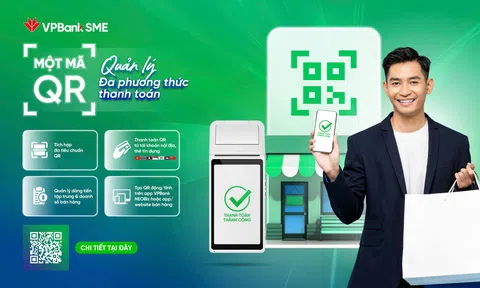 VPBank SME: Một mã MerchantQR, nhận thanh toán từ tài khoản, thẻ đến ví điện tử