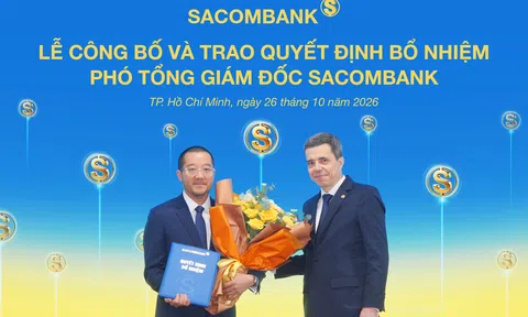 SACOMBANK bổ nhiệm ông Nguyễn Xuân Ái Quốc giữ chức Phó Tổng giảm đốc