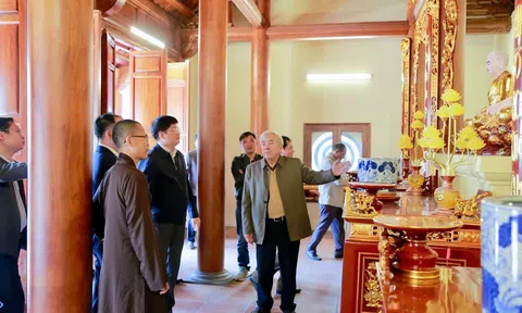 Nghiệm thu và bàn giao công trình tu bổ, tôn tạo chùa  - quán Ngọc Thanh