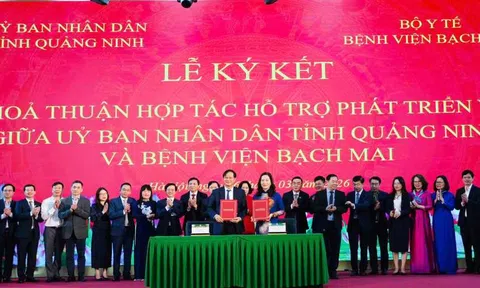 Tỉnh Quảng Ninh và Bệnh viện Bạch Mai ký hợp tác trong lĩnh vực y tế
