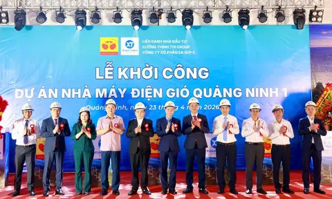 Khởi công Dự án nhà máy điện gió Quảng Ninh 1 tại phường Hoành Bồ
