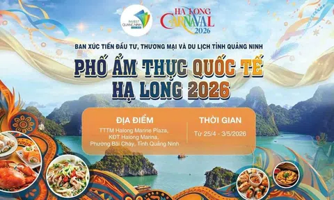 Phố ẩm thực quốc tế Hạ Long 2026 sẽ được tổ chức với quy mô 154 gian hàng