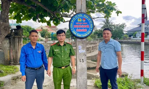 Công an xã Yết Kiêu hưởng ứng ngày "Chủ nhật xanh”
