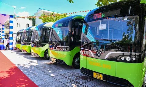 Quảng Ninh: Học sinh 3 phường được đưa đón miễn phí bằng xe Bus điện