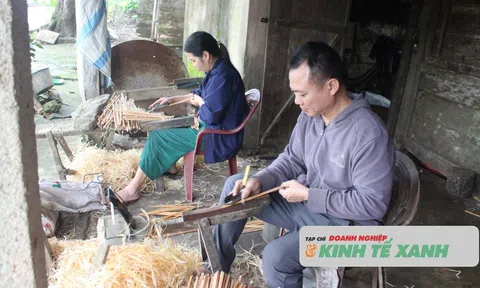Hà Tĩnh: Làng vót đũa ở xứ trầm hương tất bật phục vụ thị trường tết