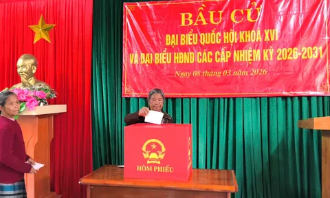 Quảng Trị: Bầu cử sớm ở các bản vùng sâu của xã biên giới Trường Sơn