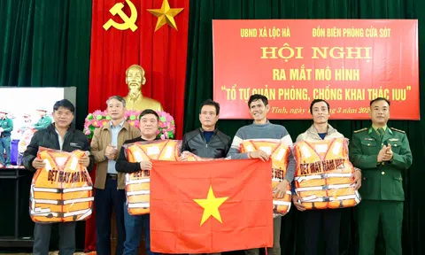 Hà Tĩnh: Ra mắt mô hình “tổ tự quản phòng, chống khai thác IUU” tại xã Lộc Hà