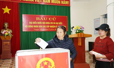 Hà Tĩnh: Gần 1 triệu cử tri nô nức đi bỏ phiếu