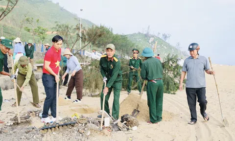 Thiên Cầm làm sạch bãi biển, chuẩn bị khai trương du lịch 2026