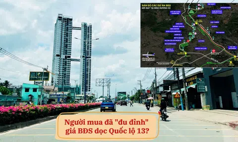 Người mua bất động sản dọc Quốc lộ 13 đã “đu đỉnh” giá?
