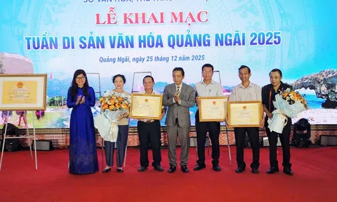 Khai mạc Tuần Di sản văn hóa Quảng Ngãi 2025: Kết nối di sản – Viết tiếp tương lai