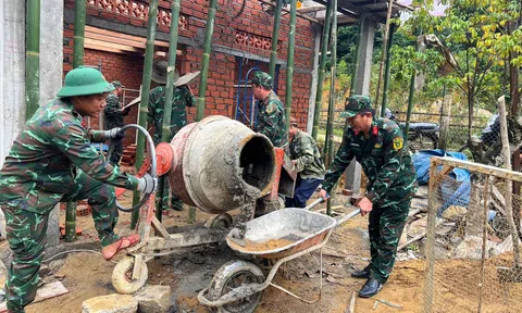 Quảng Ngãi: Hoàn thành xây dựng, sửa chữa nhà dân sau mưa lũ, vượt tiến độ