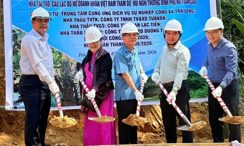 Đà Nẵng: Trà Leng khởi công cầu treo dân sinh tại làng Ông Yên