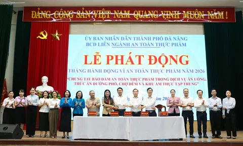 Đà Nẵng phát động Tháng hành động vì an toàn thực phẩm 2026: Siết chặt quản lý, bảo vệ sức khỏe cộng đồng