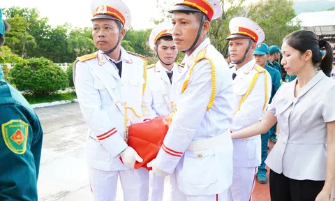 Đà Nẵng: Lễ truy điệu và an táng 5 hài cốt liệt sĩ tại Nghĩa trang Liệt sĩ Trà My
