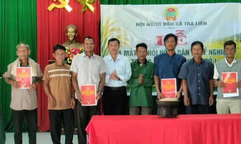 Đà Nẵng: Hội Nông dân xã Trà Liên tổ chức Lễ ra mắt tổ hội Nông dân nghề nghiệp lúa Rama