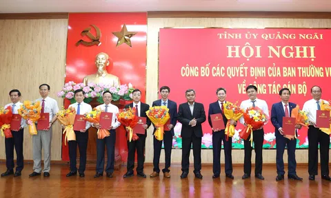 Quảng Ngãi điều động, luân chuyển nhiều cán bộ lãnh đạo