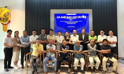 Cà phê Báo chí Tây Đô kết nối doanh nghiệp