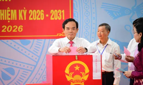 Cử tri TP.HCM nô nức tham gia bầu cử tại 5.068 khu vực bỏ phiếu