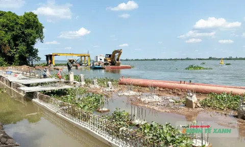 Người dân vùng sạt lở ở Đồng Tháp sắp có bờ kè kiên cố, ổn định cuộc sống