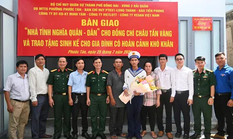 Vedan chung tay xây “Nhà tình nghĩa quân - dân”, tiếp sức hậu phương để người lính “vững tay súng”