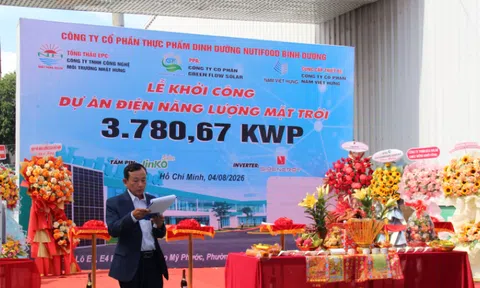 Khởi công dự án điện mặt trời áp mái 3,78 MWp tại Nutifood Bình Dương