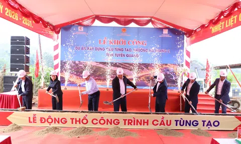 Sập cầu sau lũ, Tuyên Quang đầu tư gần 50 tỷ đồng xây cầu Tùng Tạo mới