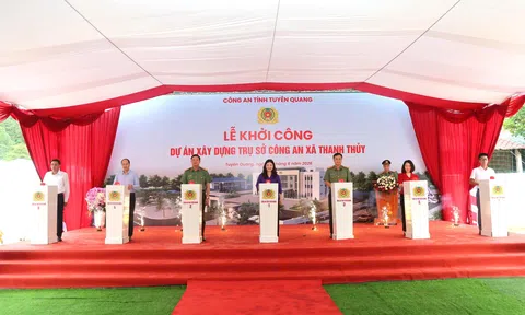 Tuyên Quang: Khởi công xây dựng trụ sở Công an xã Thanh Thủy, tăng cường hạ tầng bảo đảm an ninh khu vực biên giới