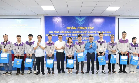 Tổng Liên đoàn Lao động Việt Nam làm việc tại Luxshare – ICT Bắc Ninh: Gỡ khó hạ tầng, nâng tầm phúc lợi cho người lao động