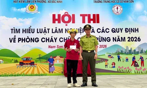 Bắc Ninh: Hơn 1.000 học sinh tham gia hội thi tìm hiểu Luật Lâm nghiệp