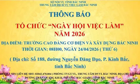 Bắc Ninh: Hơn 15.000 lao động được tư vấn việc làm trong quý I/2026