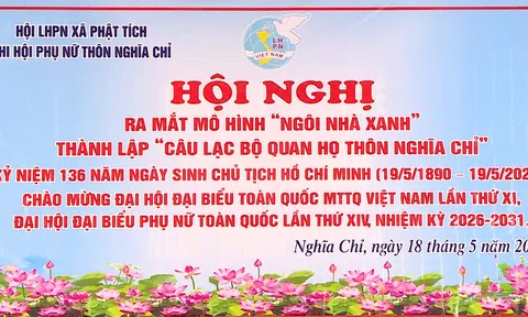 Phật Tích ra mắt mô hình “Ngôi nhà xanh”, thành lập Câu lạc bộ quan họ thôn Nghĩa Chỉ