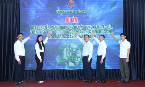 Bắc Ninh khởi động dự án canh tác lúa thân thiện với môi trường