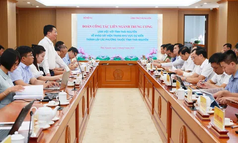 Rà soát, hoàn thiện hồ sơ Đề án thành lập 8 phường tại Thái Nguyên