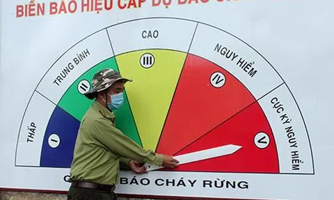 Tỉnh Nghệ An phát đi công điện cảnh báo cháy rừng ở mức nguy hiểm tại hàng loạt địa phương