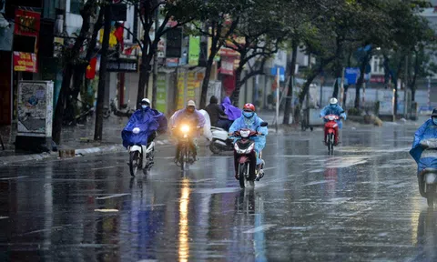 Không khí lạnh duy trì, mưa dông còn xuất hiện ở nhiều khu vực