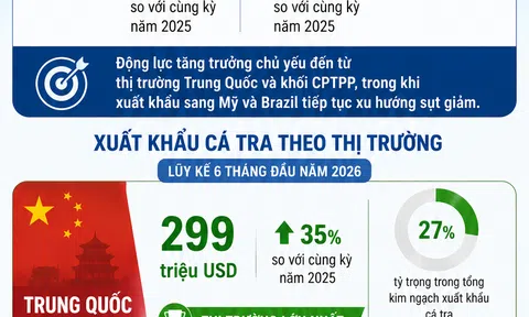[Infographic] Kim ngạch cá tra tăng hai con số, mục tiêu 2 tỷ USD vẫn còn nhiều thách thức