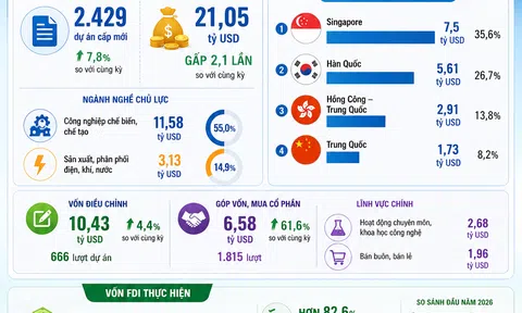 [Infographic] Việt Nam hút hơn 38 tỷ USD vốn ngoại sau 7 tháng, dòng tiền FDI tăng tốc