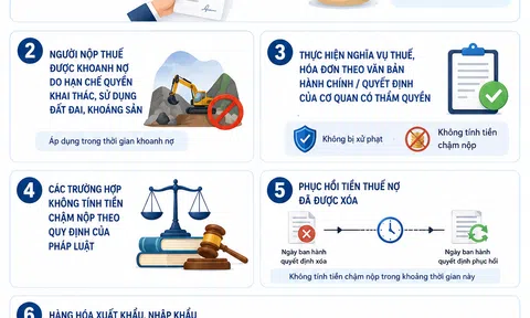 [Infographic] Khi nào người nộp thuế được miễn tiền chậm nộp?