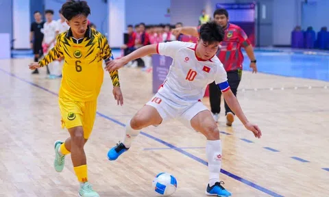 Đánh bại Brunei, Futsal U16 Việt Nam sẽ thi đấu trận tranh hạng Ba