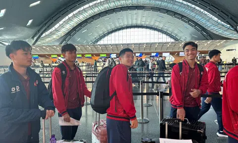 Đội tuyển U23 Việt Nam lên đường sang Saudi Arabia, chuẩn bị cho Vòng chung kết U23 châu Á 2026