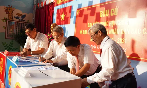 TP.HCM: Gần 97% cử tri tham gia bỏ phiếu, các điểm bầu cử diễn ra an toàn