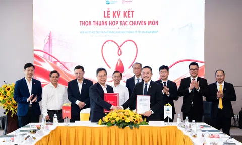 Bệnh viện Quốc tế Mặt Trời Phú Quốc và Viện Huyết học – Truyền máu Trung ương ký kết hợp tác chuyên môn, nâng cao năng lực huyết học – truyền máu