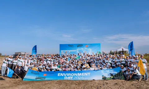 150 tình nguyện viên chung tay làm sạch biển Đà Nẵng nhân Ngày Môi trường Thế giới 2026