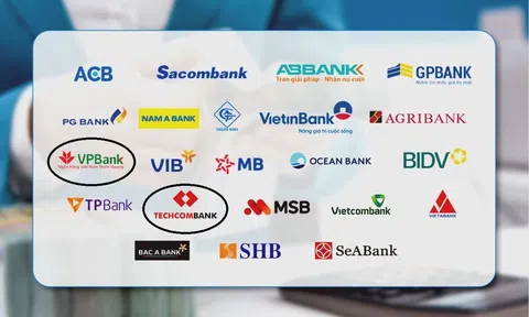 Techcombank, VPBank dẫn đầu làn sóng phát hành hơn 12 tỷ cổ phiếu ngân hàng