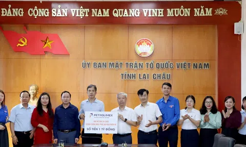 Tập đoàn Xăng dầu Việt Nam dành 1 tỷ đồng hỗ trợ Lai Châu khắc phục thiệt hại do mưa lũ