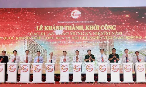 TP.HCM khởi công, khánh thành loạt dự án nhân kỷ niệm 81 năm Ngày Quốc khánh